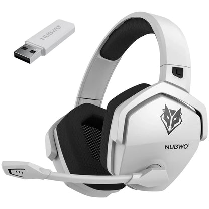 G06 Wireless Headsets Gamer with Charging Station for Headset and PS5 Controller Gaming Headphones Long Battery Life