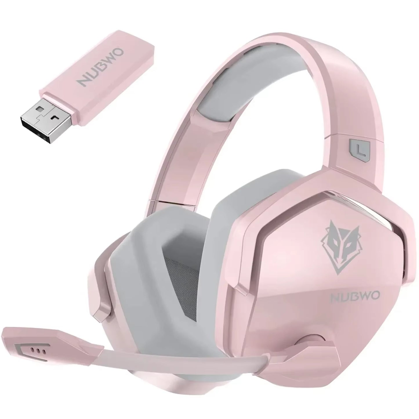 G06 Wireless Headsets Gamer with Charging Station for Headset and PS5 Controller Gaming Headphones Long Battery Life